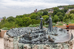 Statue Prinz Buda und Prinzessin Pest