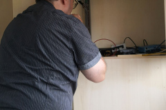 Vorbereitung Elektroschrank