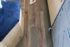 Bodenverlegen im Wohnraum...