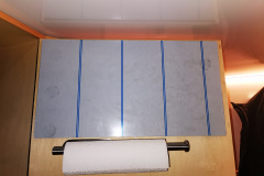Edelstahlplatte für Gewürzschrank