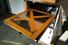 Magnetische Edelstahlplatte auf Auszug