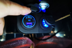 USB Steckdosen in Außenküche