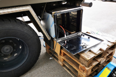 Montage des neuen Batteriekastens
