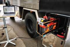 Einbau Batterie und Parametrierung der Steuerung