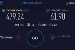 Speedtest mit neuer Antenne