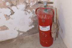 Feuerlöscher in Bunkeranlage