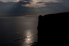 Abendsonne auf Helgoland