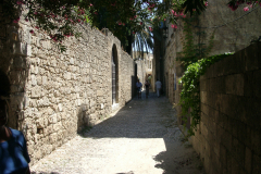 Straße in Rhodos Stadt