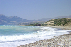 Strand im Westen von Rhodos