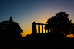 Sunset on Calton Hill