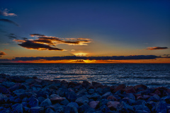 Sonnenuntergang in Buckie