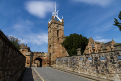 Eingang und Kirche des Linlithgow Palace