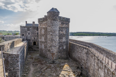 Innere Burg von Blackness Castle