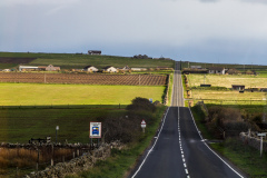 Millitärstraße auf Orkney