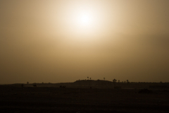 Sonnenuntergang in der Sahara