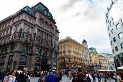 Straßenzug in Wien